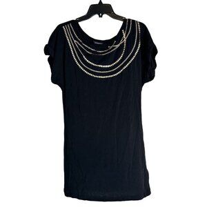 2/$30 Banana Republic Tunic Blouse Sequins Design‎ Academia Size S